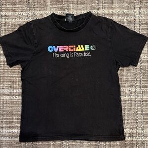 Overtime Black Kids T-Shirt with Rainbow Logo
